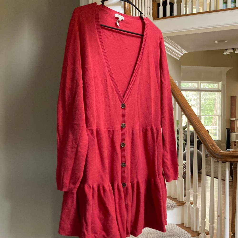 Matilda Jane Women’s red cardigan